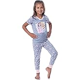 INTIMO Barbie Girls' Unicorn Barbie Skipper Shirt And Pants Jogger Pajama Set