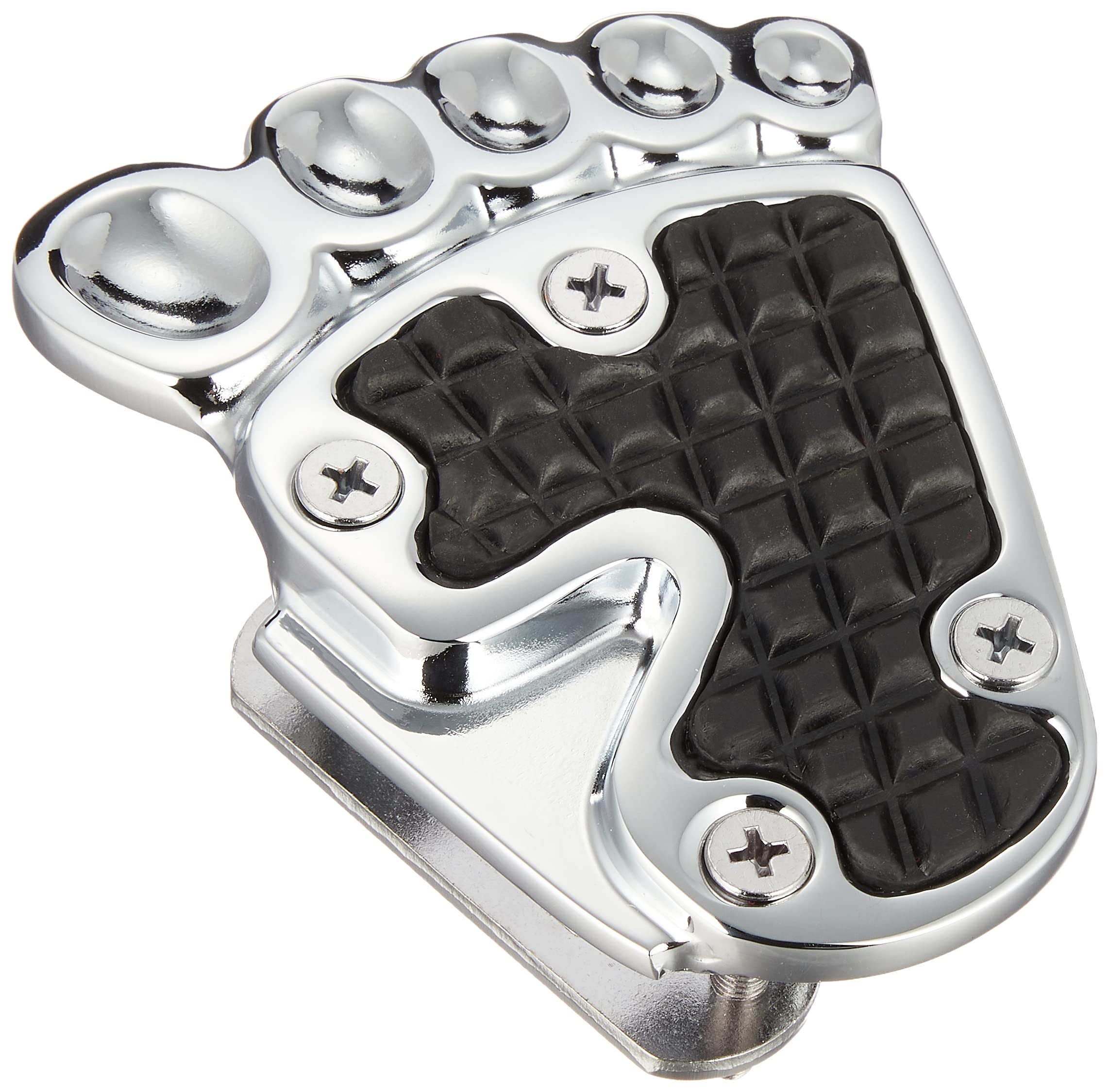 キジマ(Kijima) バイクパーツ ブレーキペダルカバー 足型デラックス クロームメッキ モンキー(MONKEY)/JAZZ アルミ 213-142商品画像