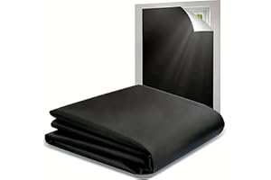 1PC Blackout Window Cover 100 Percent Magnetic No-Drill Cut-to-Fit 118 x 57 Inch Portable Shade for Bedroom Nursery RV Media 