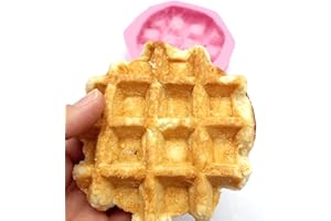 Belgian waffle Silicone Candle Mold - Perfect for Wax and Resin Crafting Realistic belgian waffle Wax Mold, DIY Craft Mold fo
