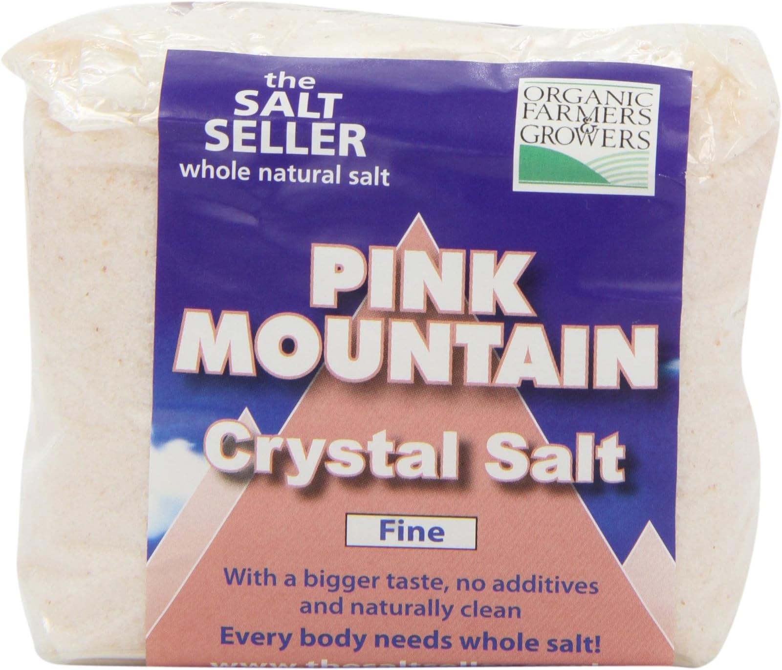 The Salt Seller Organic Fine Pink Himalayan Salt Refill Pack 300 g (Pack of 6)