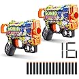X-Shot Skins Menace - Sonic Hyper Spike (2 Pack + 16 Darts) by ZURU, Easy Reload, Air Pocket Dart Technology, Toy Foam Dart Blaster for Kids, Teens, Adults, Frustration Free Packaging