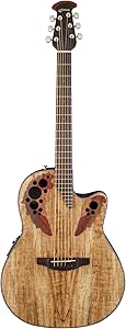 Ovation CE44P-SM Acoustic-Electric Guitar, Spalted Maple