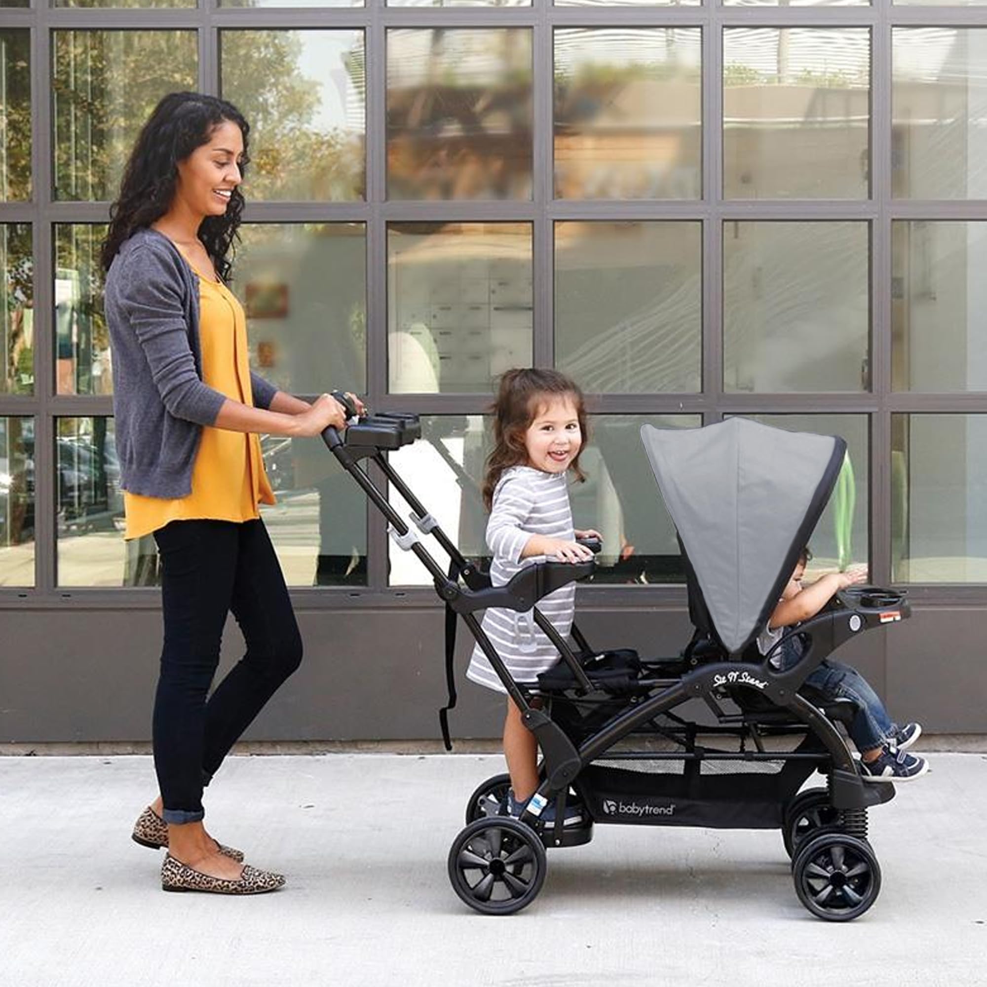 Baby Trend Sit N' Stand® Ultra Stroller, Morning Mist