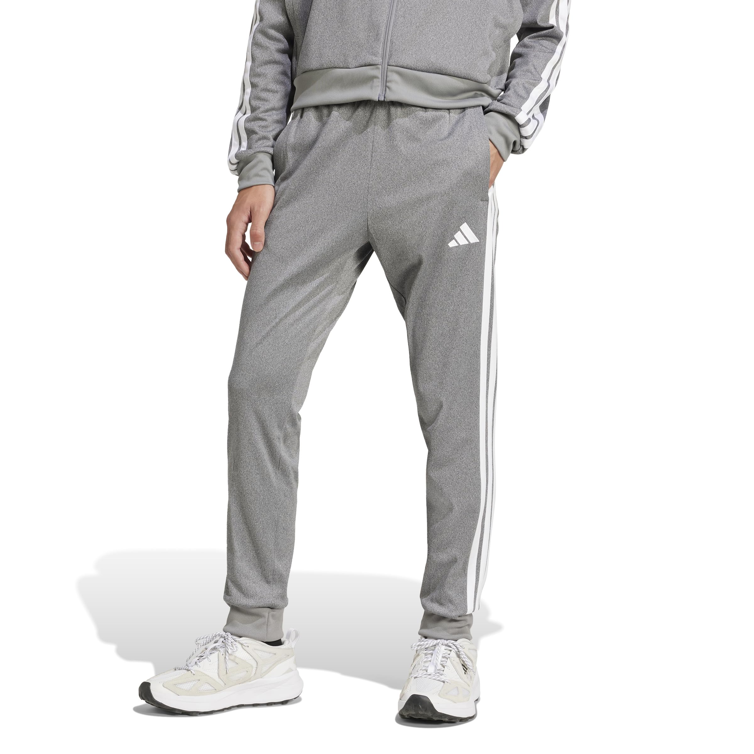 Photo 1 of adidas Men's Tricot Track Pants, Black Melange
Sz med