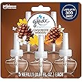 Glade PlugIns Refills Air Freshener, Scented and Essential Oils for Home and Bathroom, Cashmere Woods, 3.35 Fl Oz, 5 Count
