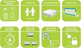 Littles Bed Guard Rail for Toddler Child Baby 110 cm x 48.5 cm Blue view 3
