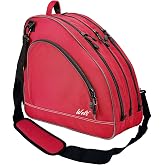 WOLT Skate Bag for Ice, Roller &amp; Inline for Youth and Adults | Bag for Figure Skating，Rollerblades,Quad Skates with Multi-Pockets &amp; Adjustable Shoulder Strap,Men and Women
