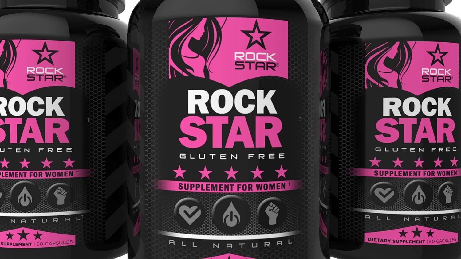 Rockstar Supplement Pills for Women, 60 Capsules: Health & Personal Care