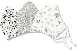 HOPE LOVE SHINE Face Mask Adjustable Filter Pocket Reusable Breathable Washable Cloth Mask Face Masks for Women Men - 3 Pack