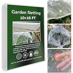 YFFSIDMY Garden Netting 10'x16', Protection Mesh