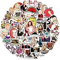 Buffy the Vampire Slayer TV Stickers 50PCS Halloween Decorations Cool Girl Buffy US TV Stickers Vinyl Waterproof Stickers for