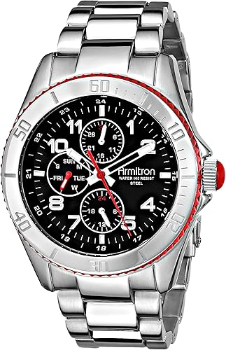 armitron men's dress automatic watch