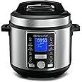 Gourmia GPC965 Digital Multi-Functional Pressure Cooker-Automatic Pressure Release-Adjustable Control-13 Cook Modes-Removable Stainless Steel 6Qt Pot-Lid Lock-Auto Stir Function,Silver & Black