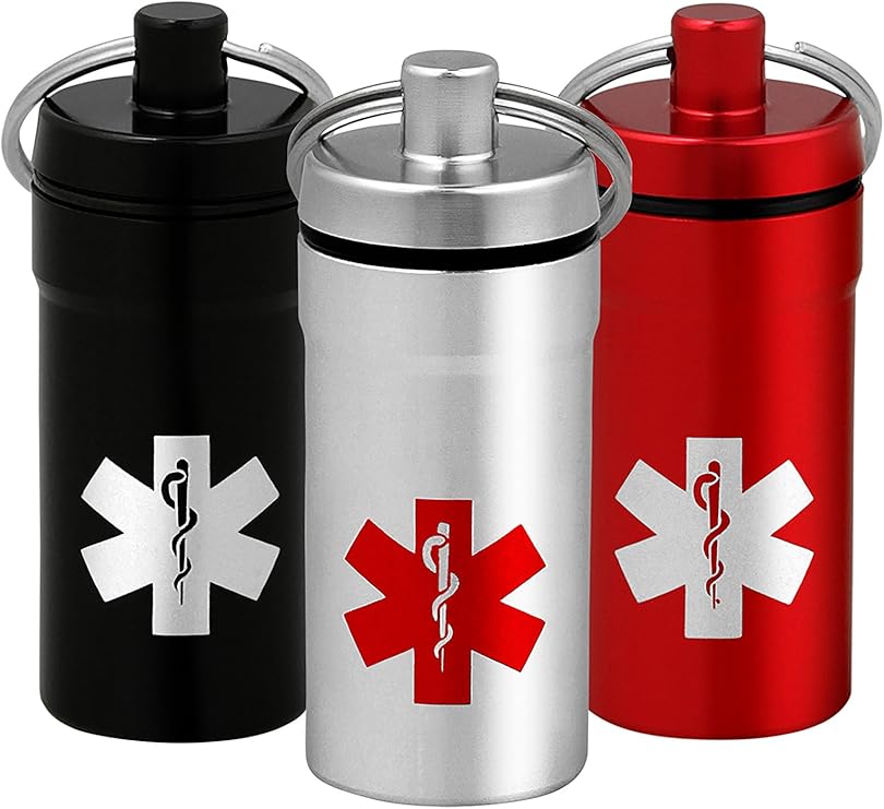 3 Mini Stash Jars 100 Airtight Waterproof Smell Proof Container Pill