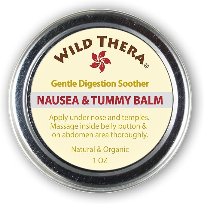 Wild Thera Anti Nausea Balm. Natural Pregnancy Nausea