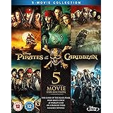 Pirates Of The Caribbean 1-5 Boxset