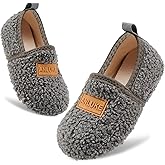 ANLUKE Kids Toddler Slippers Boys Girls Indoor House Shoes Non-Slip Slippers Socks Outdoor Warm Walking Shoes