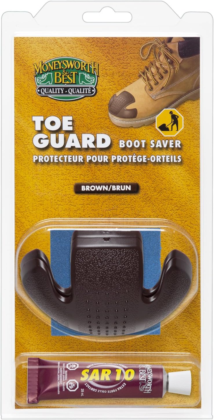 Moneysworth and Best Toe Guard Boot Saver, Brown, Large Amazon.ca