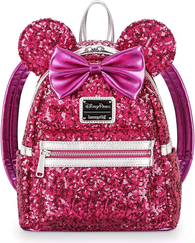 disney red sequin backpack