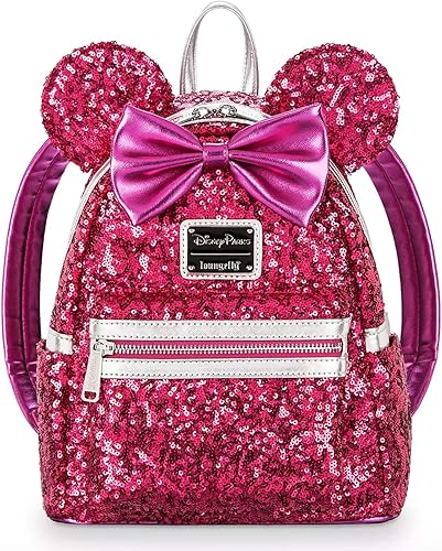 disney purple sequin backpack