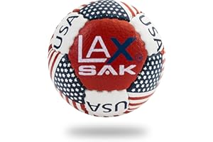 Lax Sak Soft Practice Lacrosse Balls,1, 2, 3, 6, 12, 24, 36, 60, & 120 Packs - Same Weight & Size as a Regulation Lacrosse Balls, Great for Indoor & Outdoor Practices, Less Bounce & Minimal Rebounds