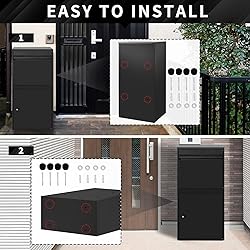 YOOBOX Package Delivery Boxes for Outside, 35'' x