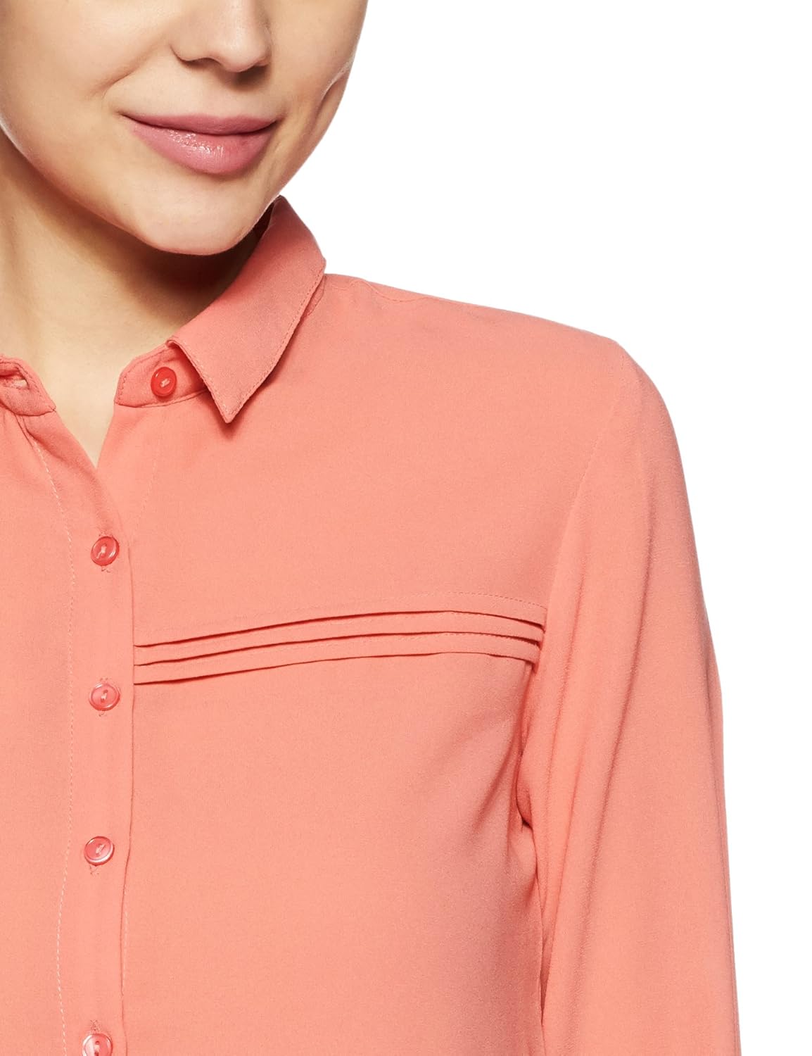 van heusen women's plain regular fit shirt