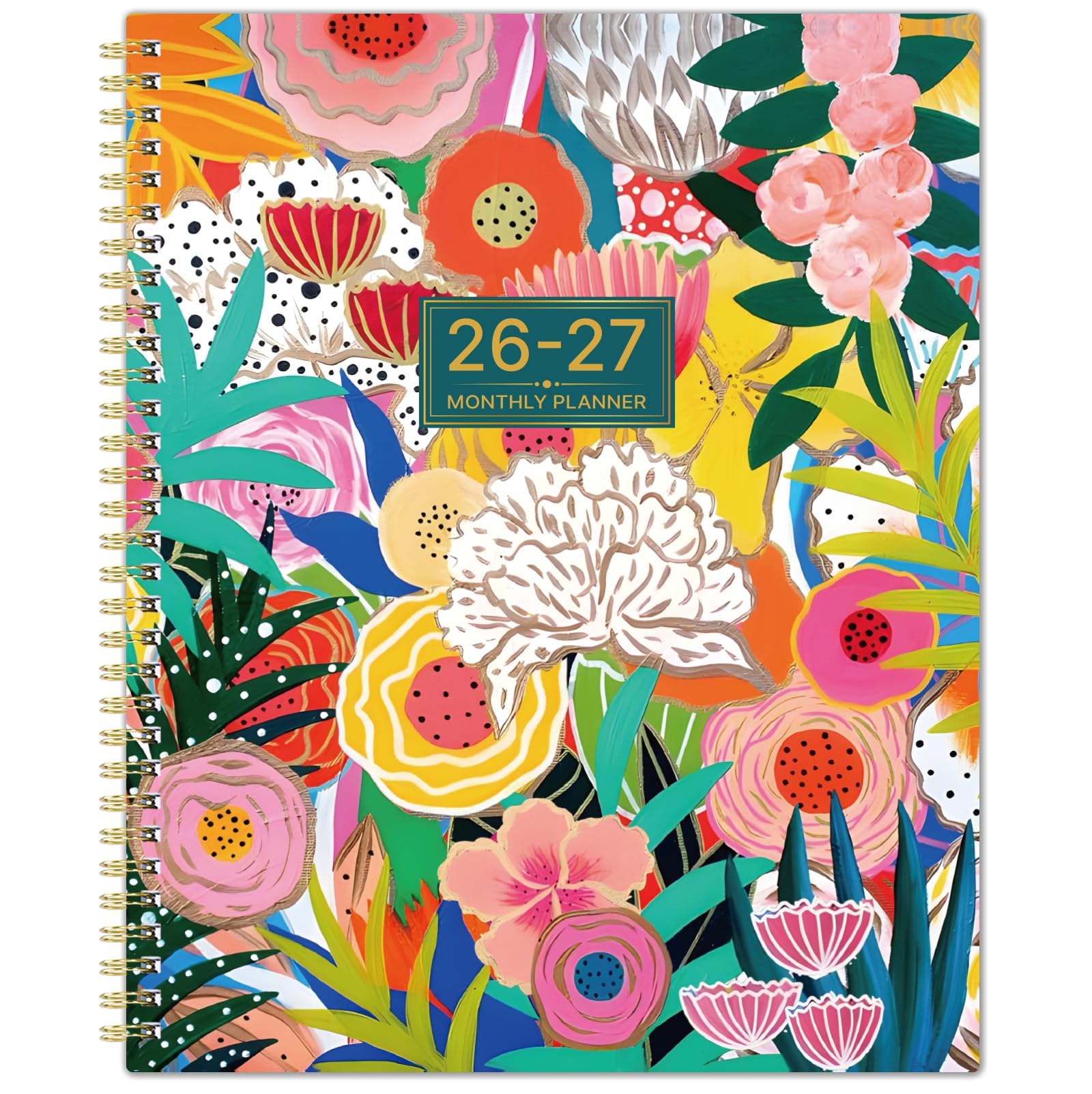 Photo 1 of 2026-2027 Monthly Planner - Planner 2026-2027, Jan. 2026 - Dec. 2027, 9" x 11", 2 Year Calendar with 24 Months Tabs, Monthly Calendar Planning