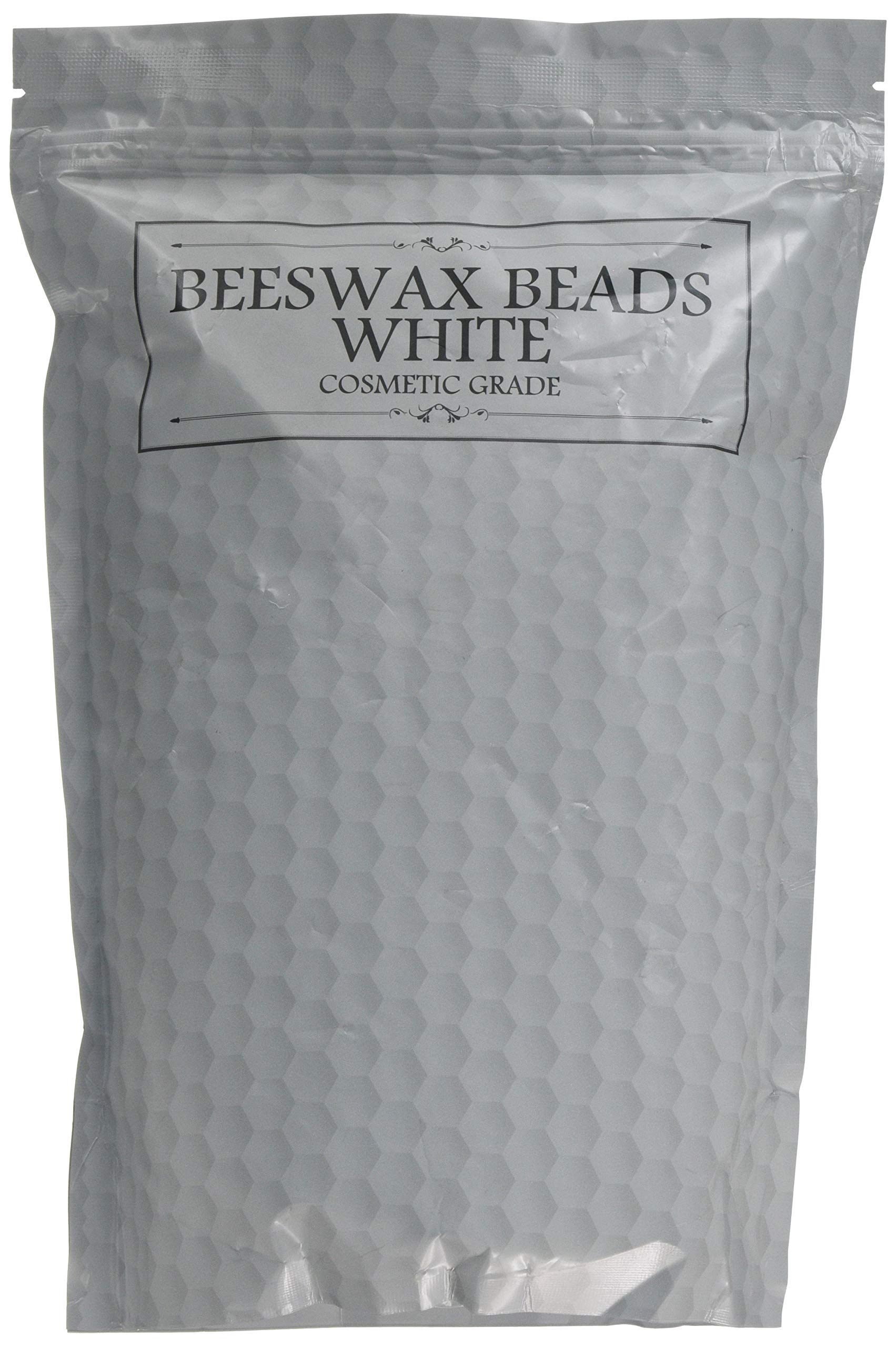 Mystic Moments Beeswax Beads White Cosmetic Grade 1Kg