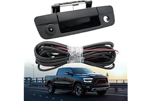 Tailgate Handle Backup Rear View Camera Compatible with Dodge Ram 1500 2009-2017 / Dodge Ram 2500 3500 2010-2017.Replace# 680