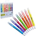 Mr. Pen No Bleed Gel Highlighter, Bible Highlighters, Assorted Colors, Pack of 8
