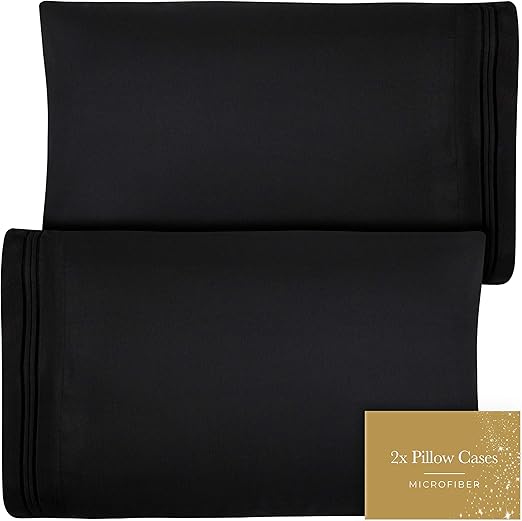 Amazon Com Queen Pillow Cases Set Of 2 20x30 Microfiber