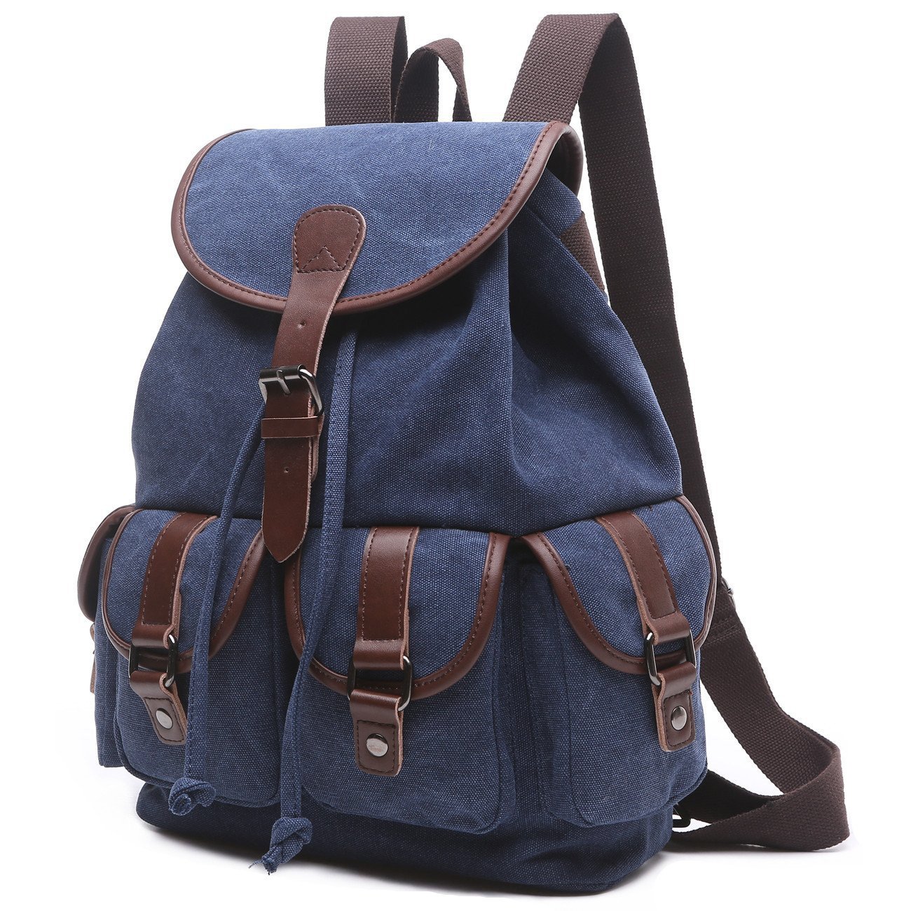 BAOSHA LP Mochila Mujer Elegante Vintage Mochilas de Escuela de Lona para