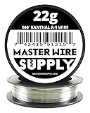 Kanthal A1-100' - 22 Gauge Wire - 100ft - 0.65mm