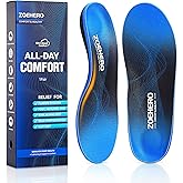 Plantar Fasciitis Insoles for Men & Women,Heavy Duty Orthotic Inserts with Arch Support for Plantar Fasciitis Relief,Foot Pain Relief,Comfort Insoles for Standing All Day,Sprot,Hiking