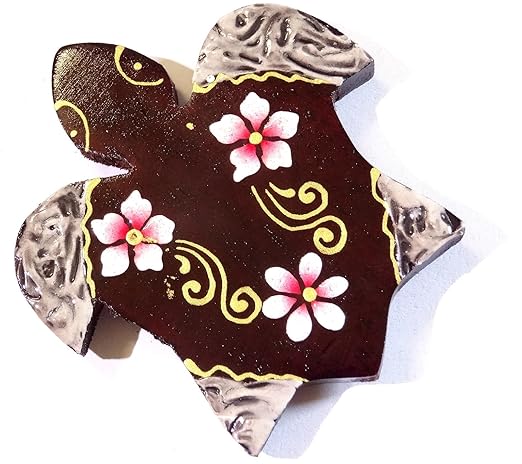 Zen Shop Imán para la nevera, diseño de tortuga con decoración de ...