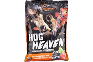 Wildgame Innovations Hog Heaven 5lb Hunting Attractant | Long-Lasting Powerful Effective Ready-to-Use Nutritious Berry-Flavored Granular Hog Feed