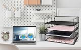 Exerz Paper Sorters 4 Pack Mesh Desk Organisers 4 Tiers A4 Files view 5