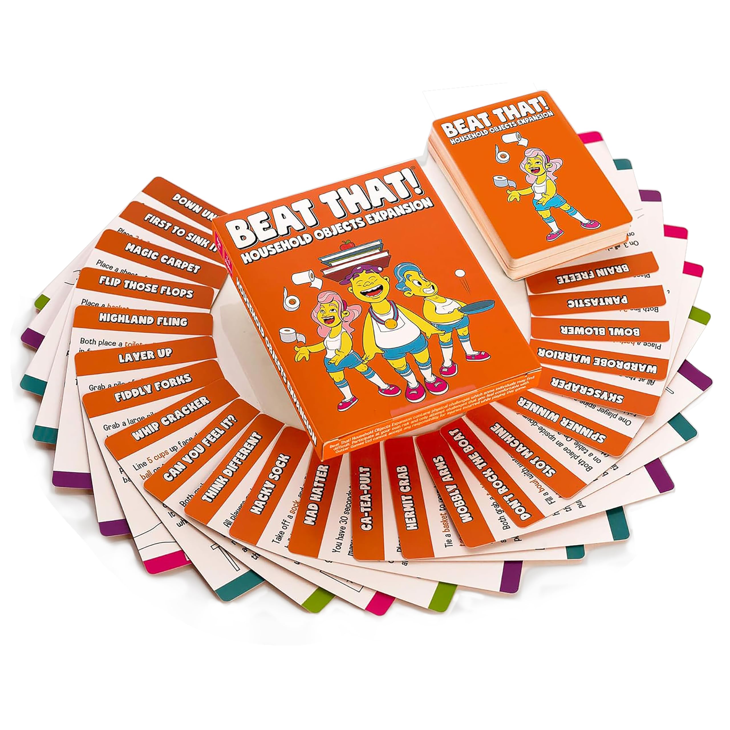 Gutter Games Beat That Household Objects Expansion - Fun Family Board Game for Kids and Adults - Great Stocking Fillers or Gift for Christmas Parties or Family Gatherings - Game Perfect for Laughs