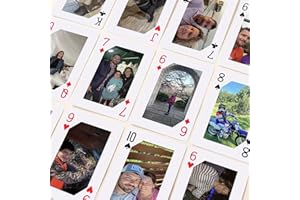 Custom Playing Cards Custom Deck of Cards Personalized 52 Photo Deck Personalized Playing Cards Family Party Favors Memorial 