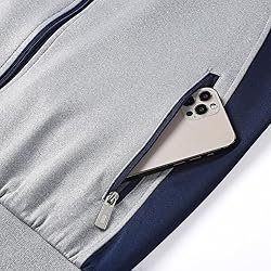 PUMPITU Men's Casual Athletic Tracksuit Long Sleeve
