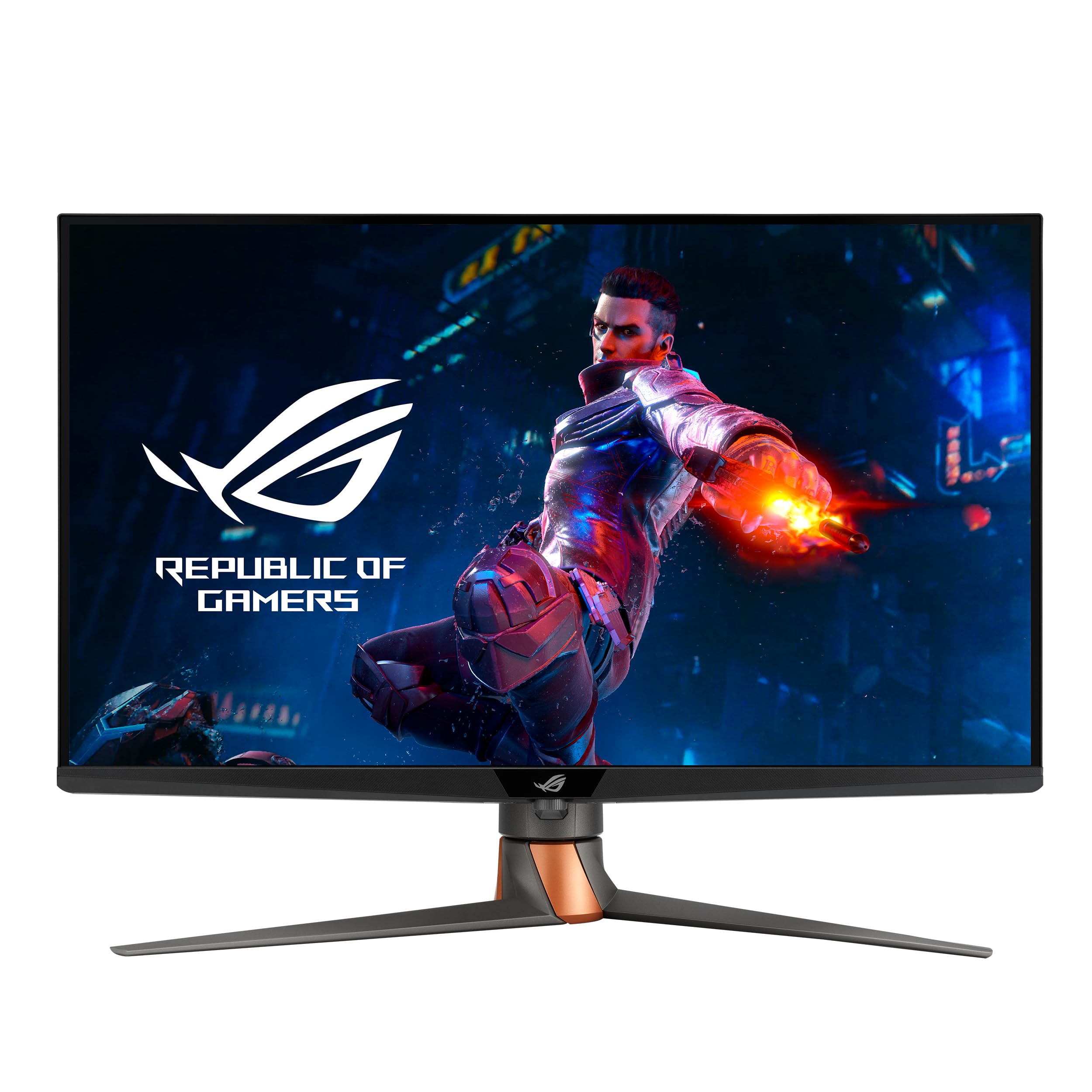 Photo 1 of ASUS ROG Swift 32” 4K Mini LED Gaming Monitor (PG32UQXR) -UHD (3840 x 2160), 160Hz, 1ms, Fast IPS, Local dimming, FreeSync Premium Pro, HDMI 2.1, DisplayPort 2.1 with DSC, Quantum Dot, DisplayHDR1000