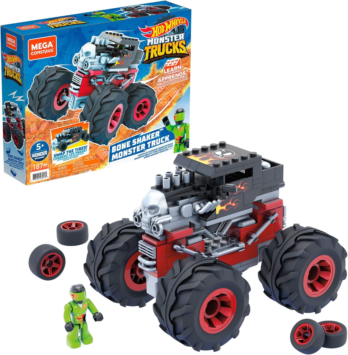 Mega Construx Hot Wheels Bone Shaker 