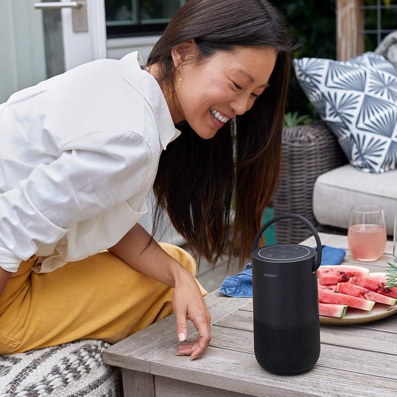 Portable Smart Speaker - con Controllo Vocale Alexa Integrato, Nero