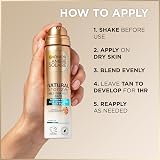 Garnier Ambre Solaire Dark Face Mist Self Tan Streak Free Quick Dry Radiant view 4