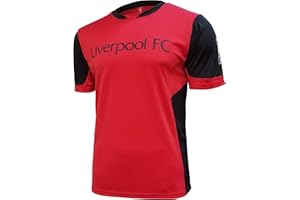Icon Sports Men Liverpool Officially Licensed Soccer Poly Shirt Jersey -01