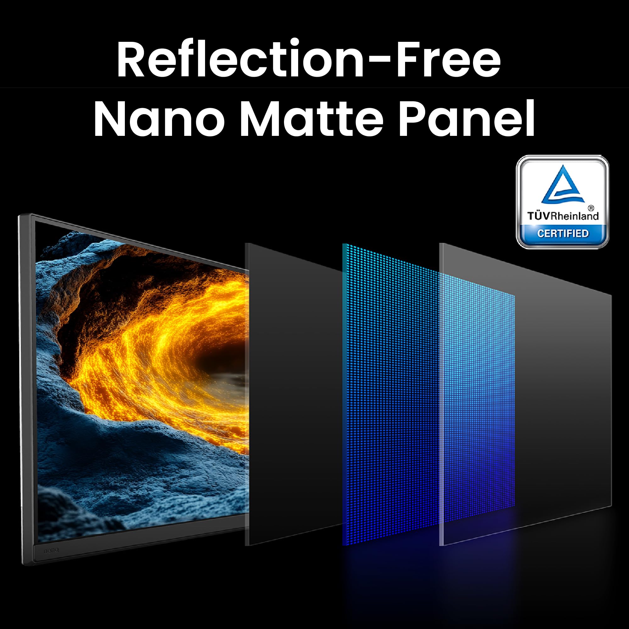 BenQ PD2730S 27Zoll 5K-Monitor, 90W Thunderbolt 4, 218 PPI, 98% P3, 2000:1 Kontrast, Nano Matte Panel, Daisy Chain, KVM, höhenverstellbar, Mac-kompatibel, für 3D-Artists, VFX-Animatoren, Game Designer 6