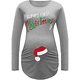 Halloween Thanksgiving Christmas Womens Maternity Funny Pregnancy Tops