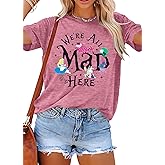 Magical Shirt Women Magic Princess T-Shirt We're All Mad Here Fairy Graphic Shirts Vacation Party Casual Short Sleeve Top